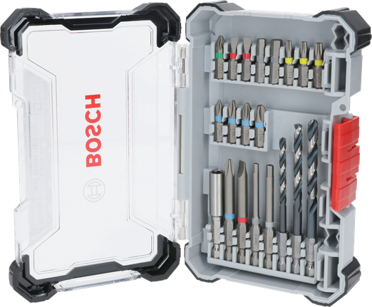 Bosch超硬螺絲起子頭和金屬 HSS 鑽頭套裝，20 件。.